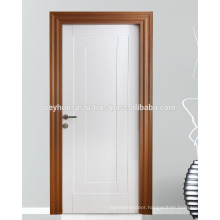 Lacquered Molded Interior Door with Teak Frame
